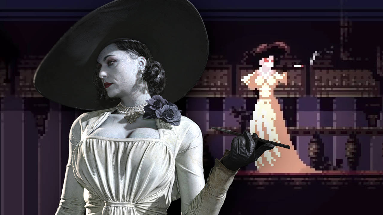 Resident Evil Village x Castlevania - porównanie obu wersji Lady Dimitrescu PG