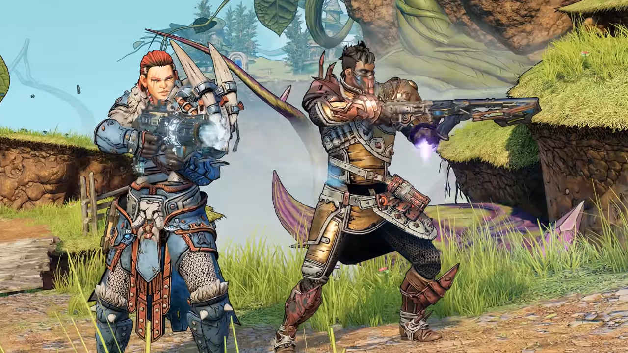 Tiny Tina's Wonderlands - Stabbomancer i Brr-Zerker strzelają