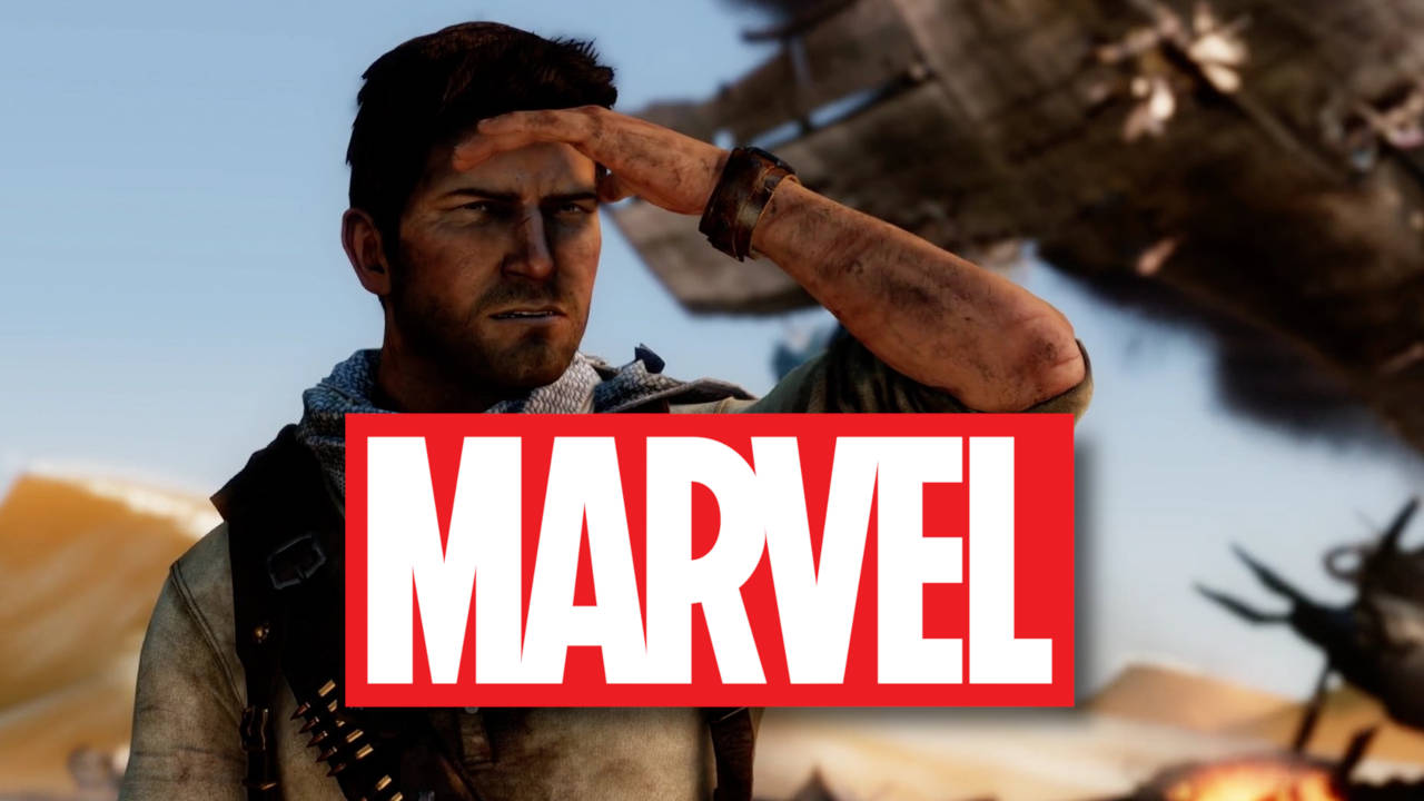 Uncharted 3 - logo Marvel - PG