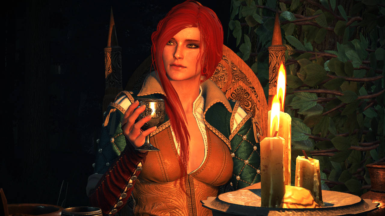Wiedźmin 3 Dziki Gon mod Triss Concept Hair - PG