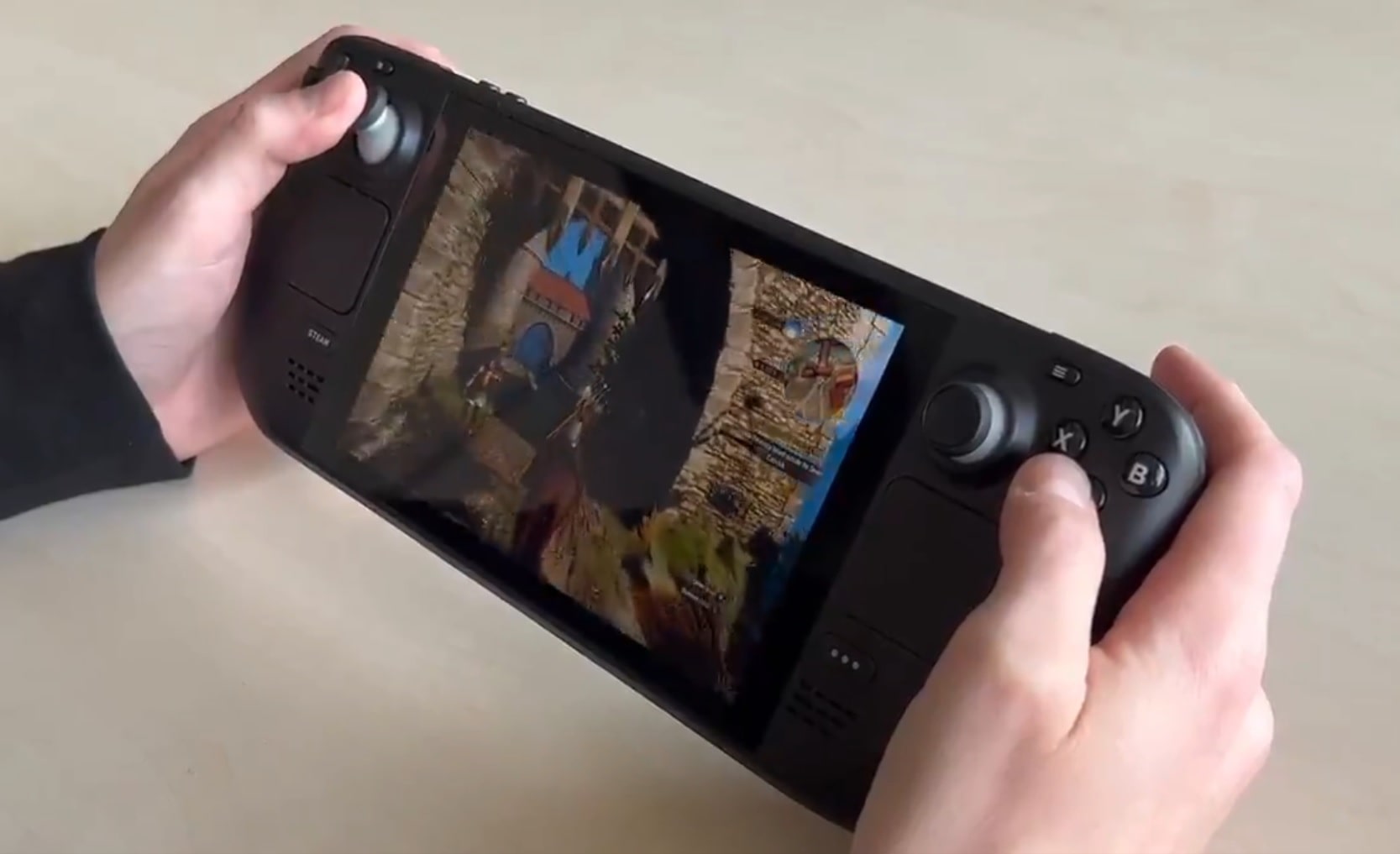 wiedźmin 3 steam deck