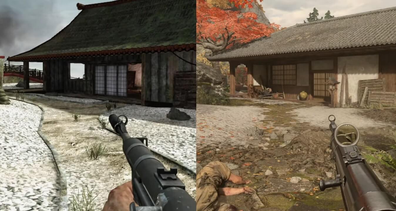 Legendarne mapy z World at War w Call of Duty: Vanguard na porównaniu graficznym