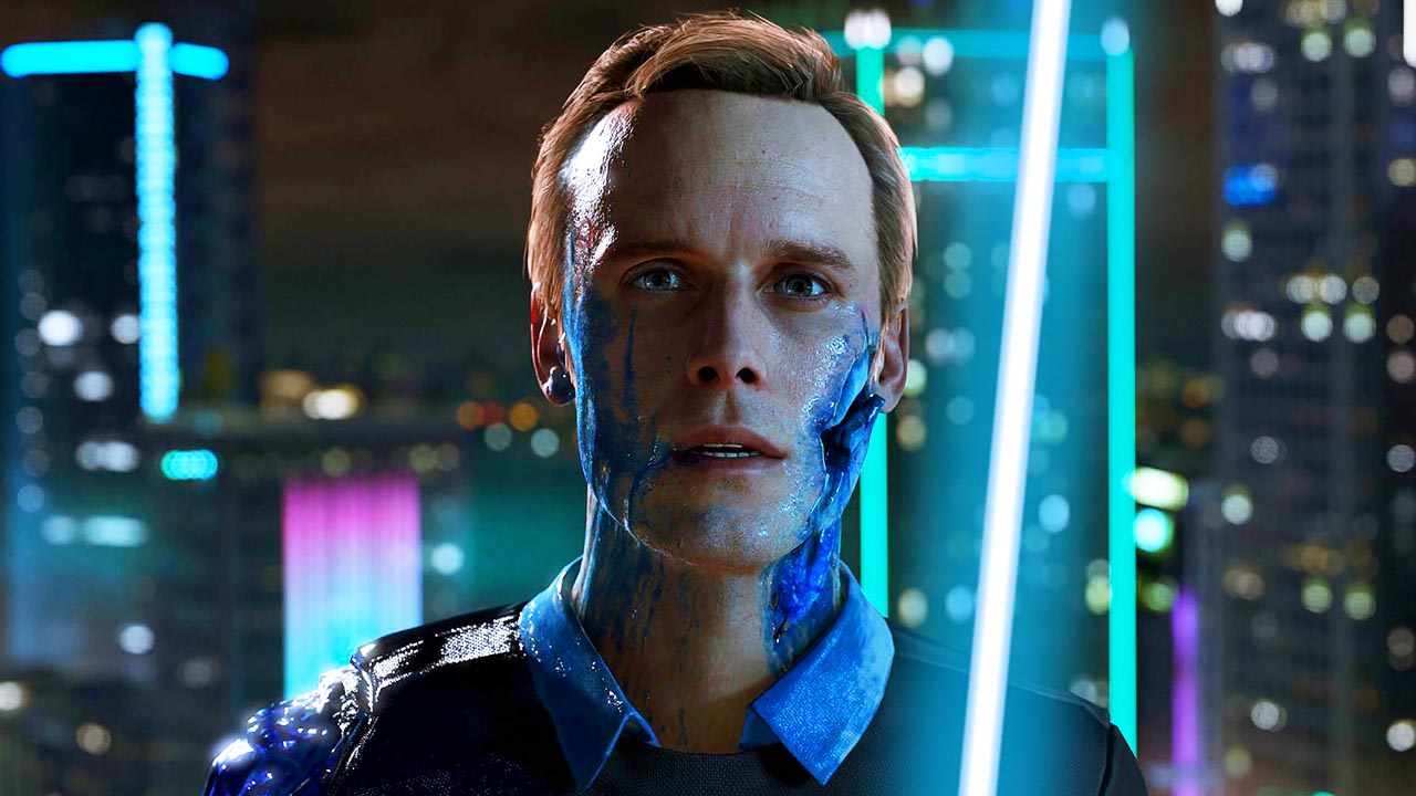 Postać z Detroit: Become Human i miecz ze Star Wars