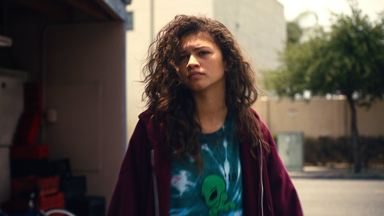 Zendaya jako Rue w serialu Euforia