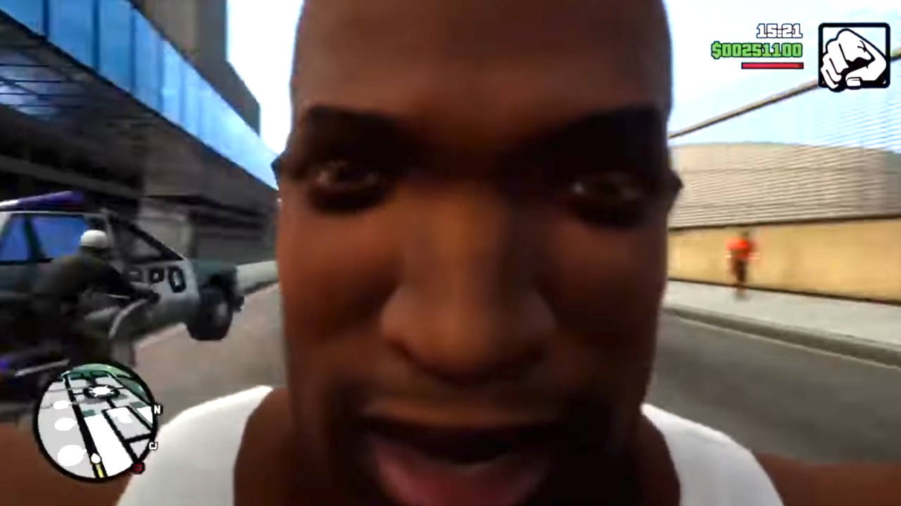 GTA The Trilogy The Definitive Edition - CJ twarz - PG