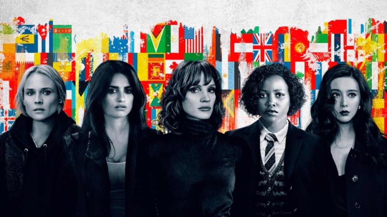 fragment plakatu promującego film The 355