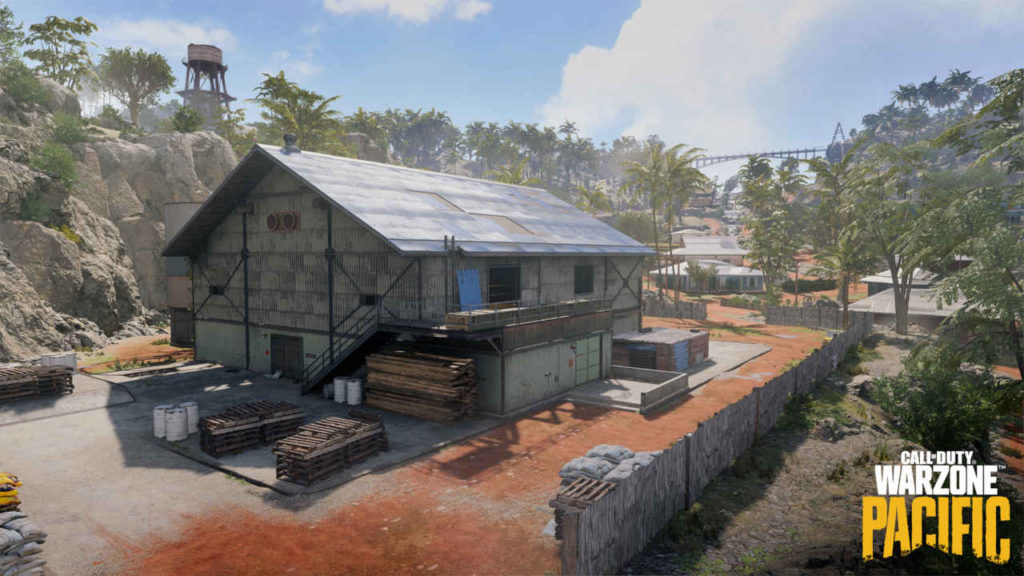 Call of Duty Warzone Pacific - Caldera - magazyn