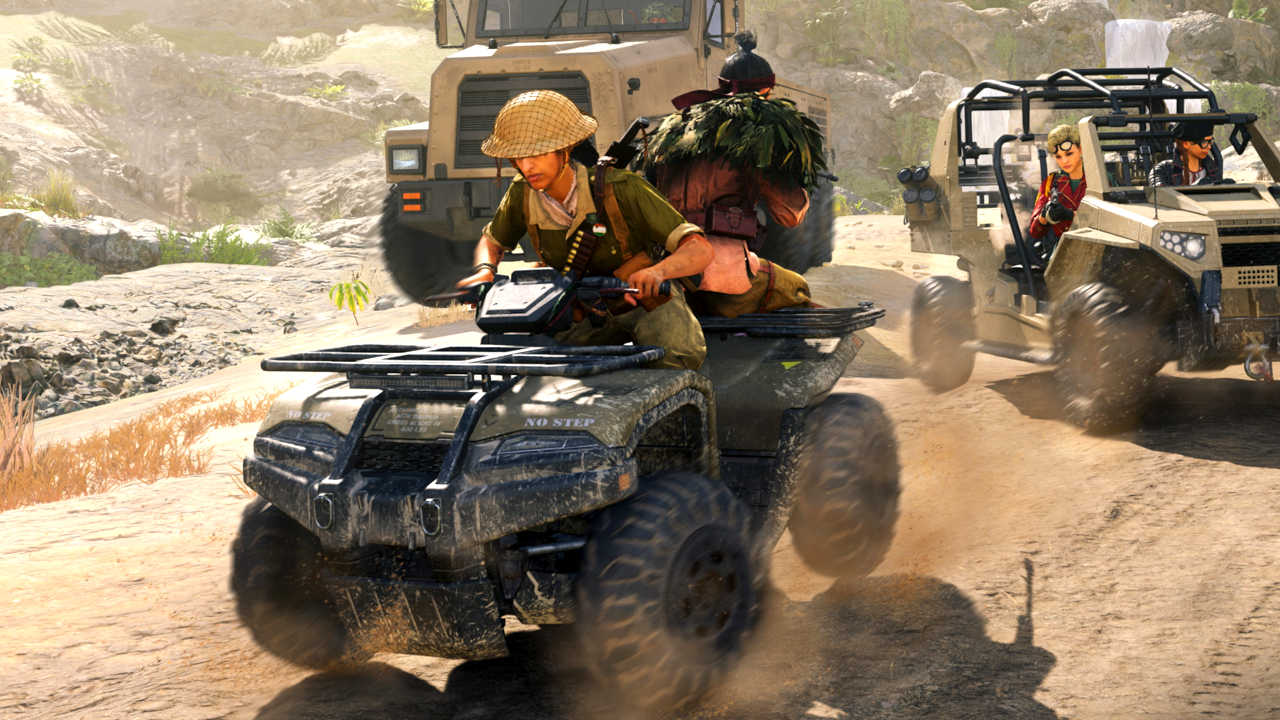 Call of Duty Warzone Pacific - gracze jadą pojazdami - PG