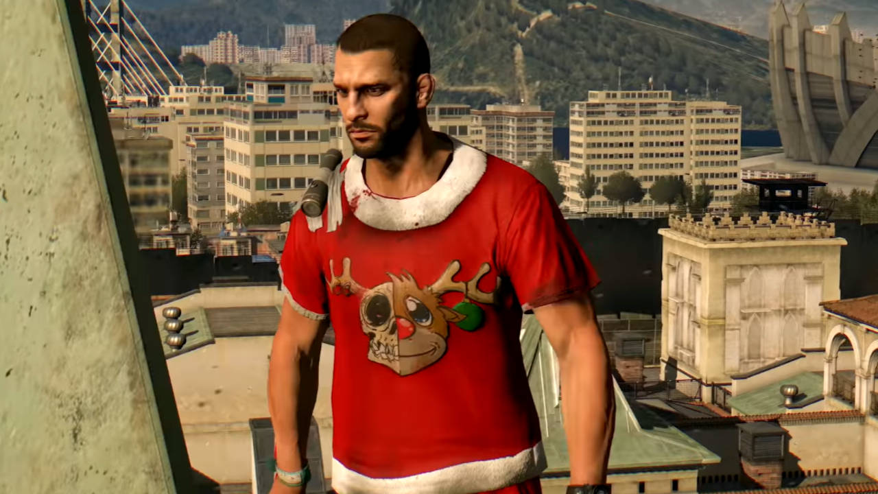 Dying Light - świąteczne wydarzenie - Crane w stroju świątecznym - PG