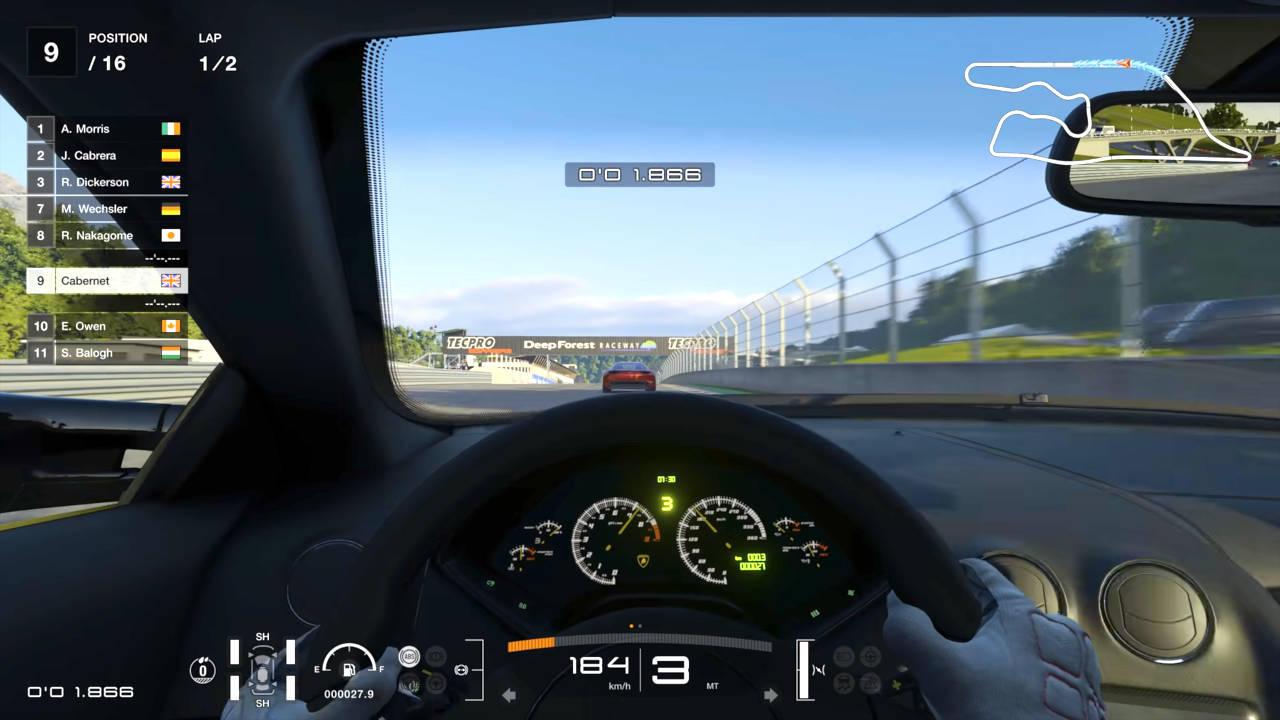 Gran Turismo 7 - wyścig po Deep Forest Raceway