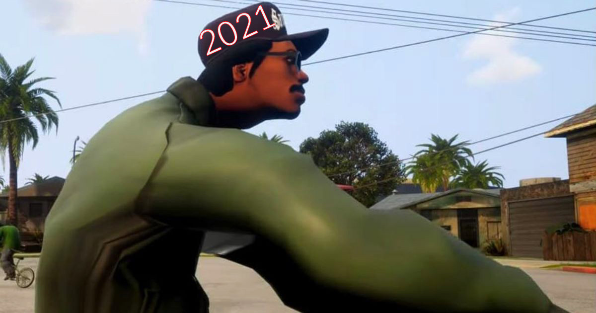 Zbugowane GTA San Andreas The Definitive Edition