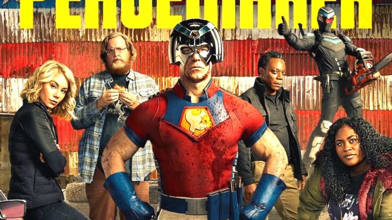 fragment plakatu serialu Peacemaker