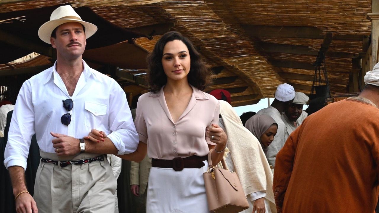 Armie Hammer i Gal Gadot w filmie Śmierć na Nilu