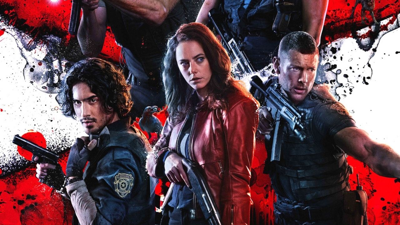 fragment plakatu filmu Resident Evil: Witajcie w Raccoon City