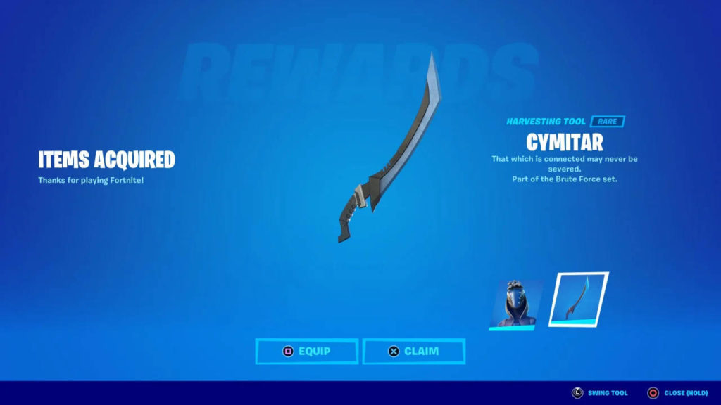 PS Plus - darmowy skin do fortnite - Cymitar
