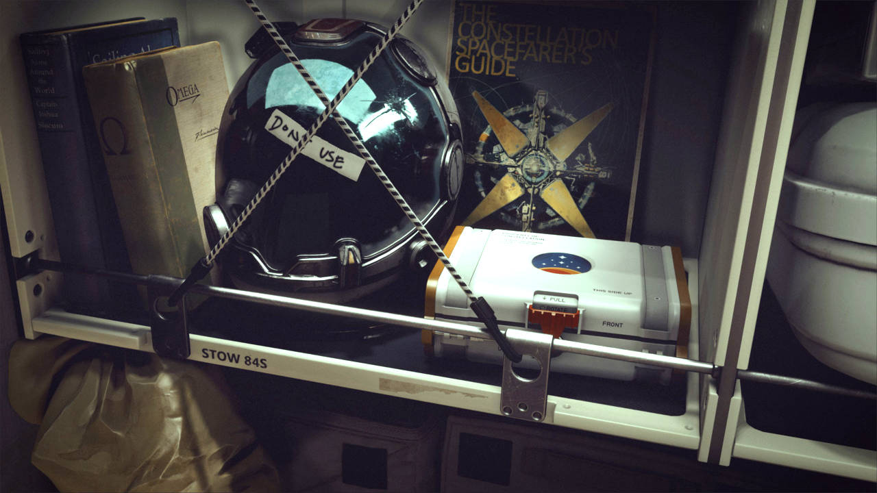 Starfield - półka - hełm - teczka - PG