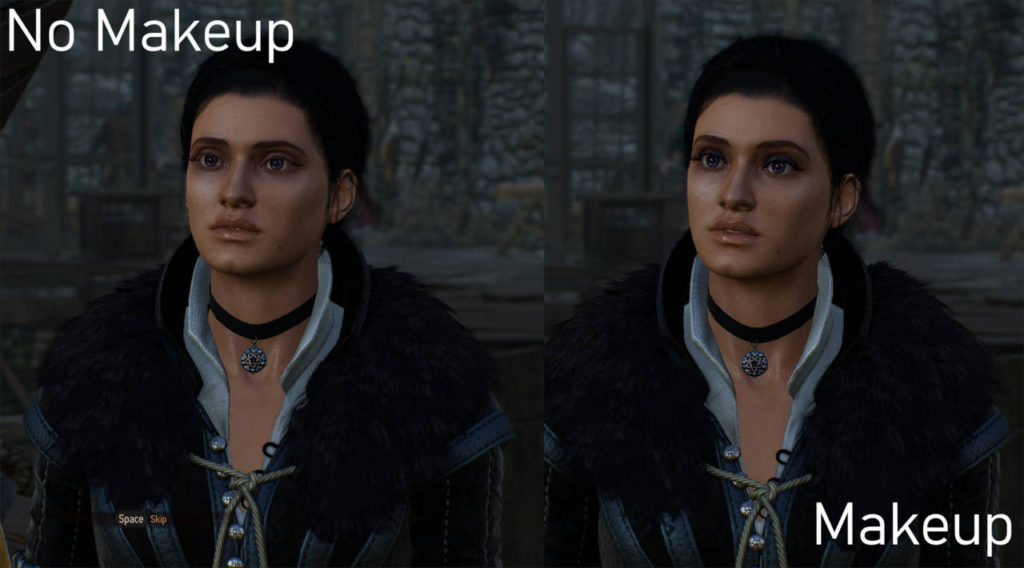 Wiedźmin 3 Dziki Gon - mod na Yennefer z serialu Netflix - porównanie wersji