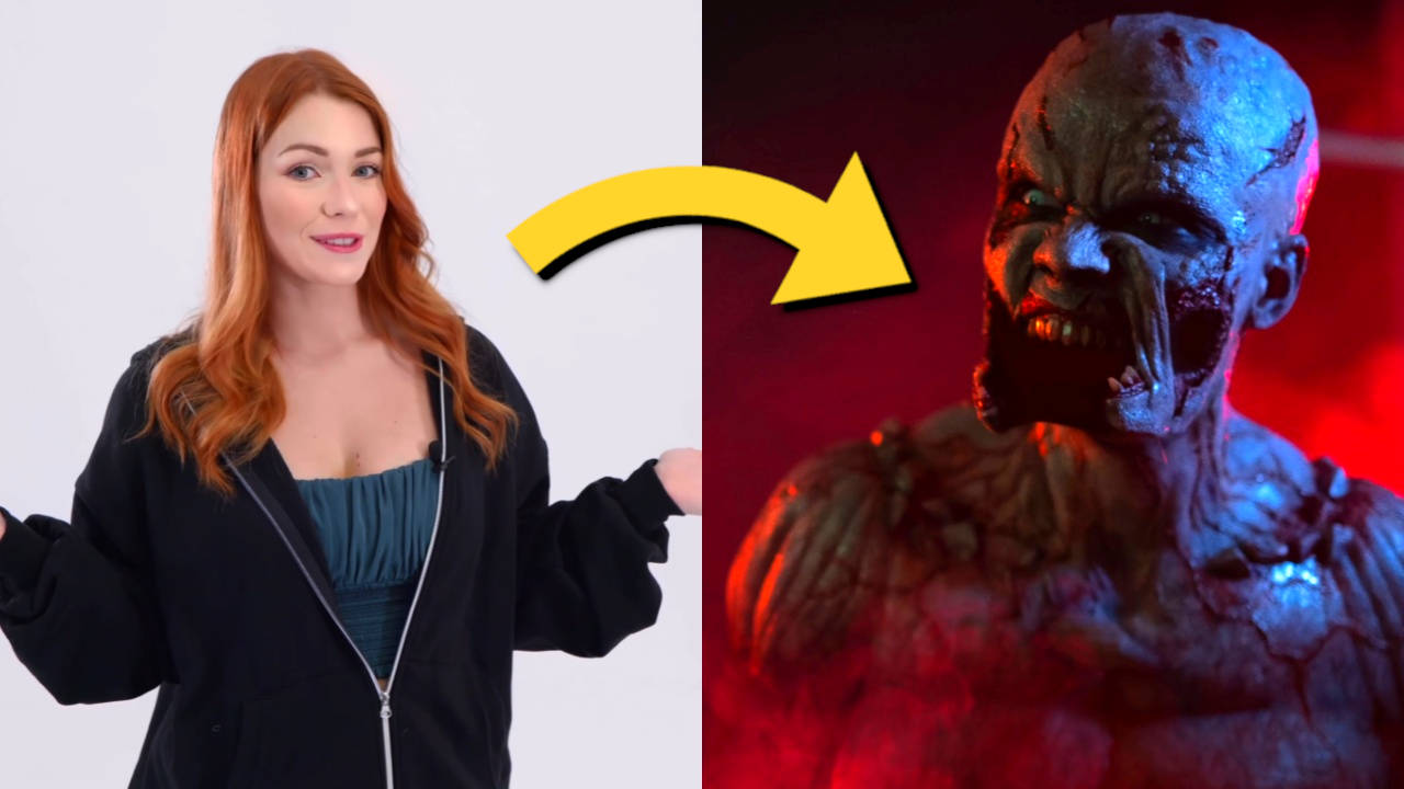 Dying Light 2 cosplay charakteryzacja - Volatile - przed i po