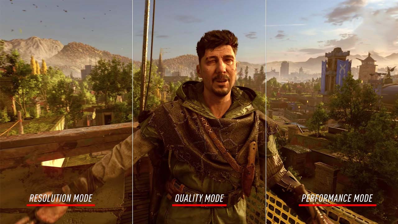 Dying Light 2 - porównanie trybów działania na PS5