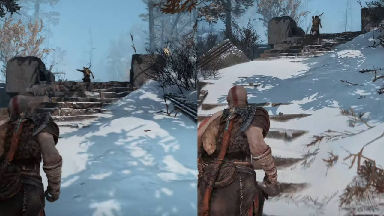 God of War - porównanie - PC - PS5