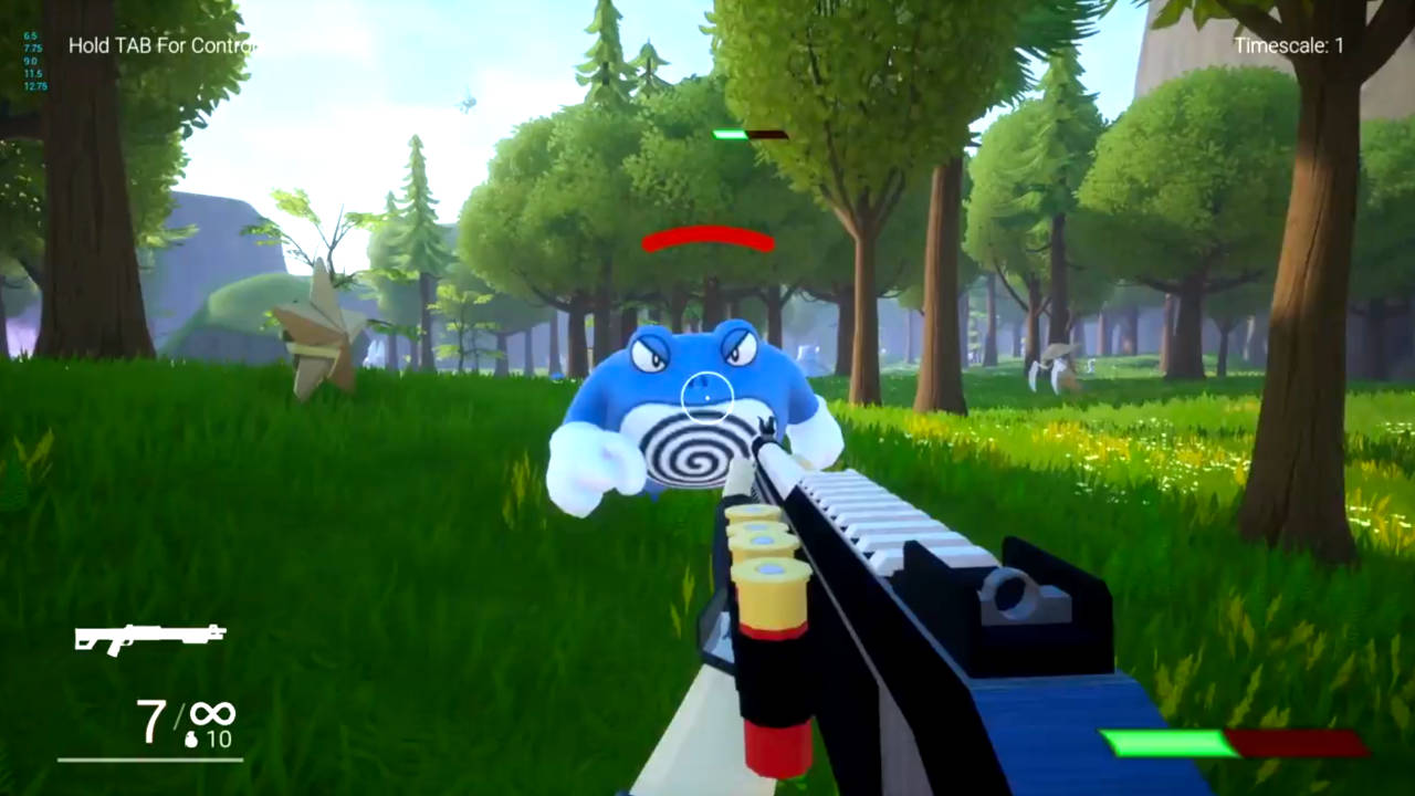 Pokemon - fanowska gra o strzelaniu do Pokemonów