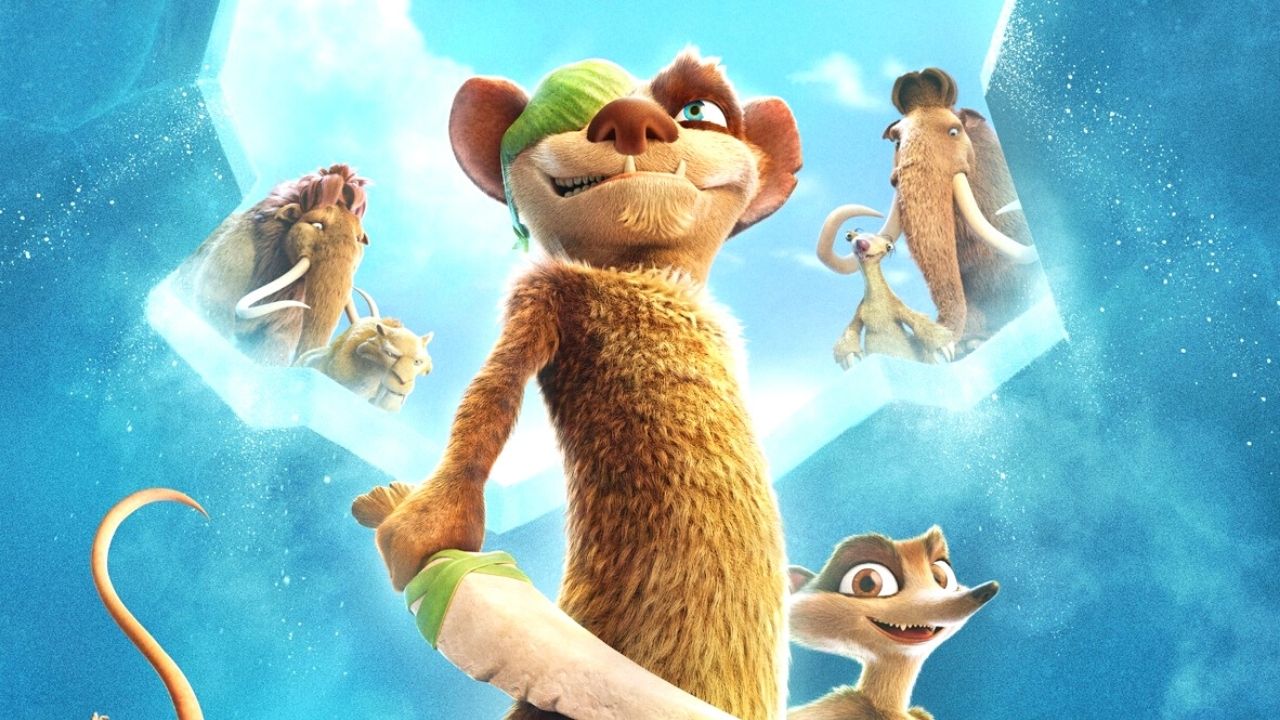 łasica Buck na plakacie Ice Age: Adventures of Buck Wild