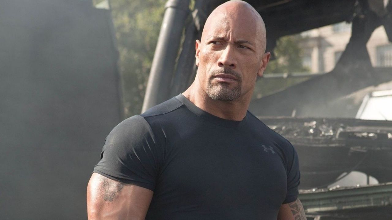 Dwayne Johnson w jednej z części Szybkich i wściekłych