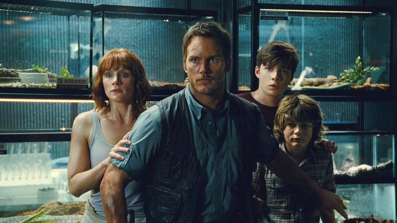 kadr z filmu z serii Jurassic World
