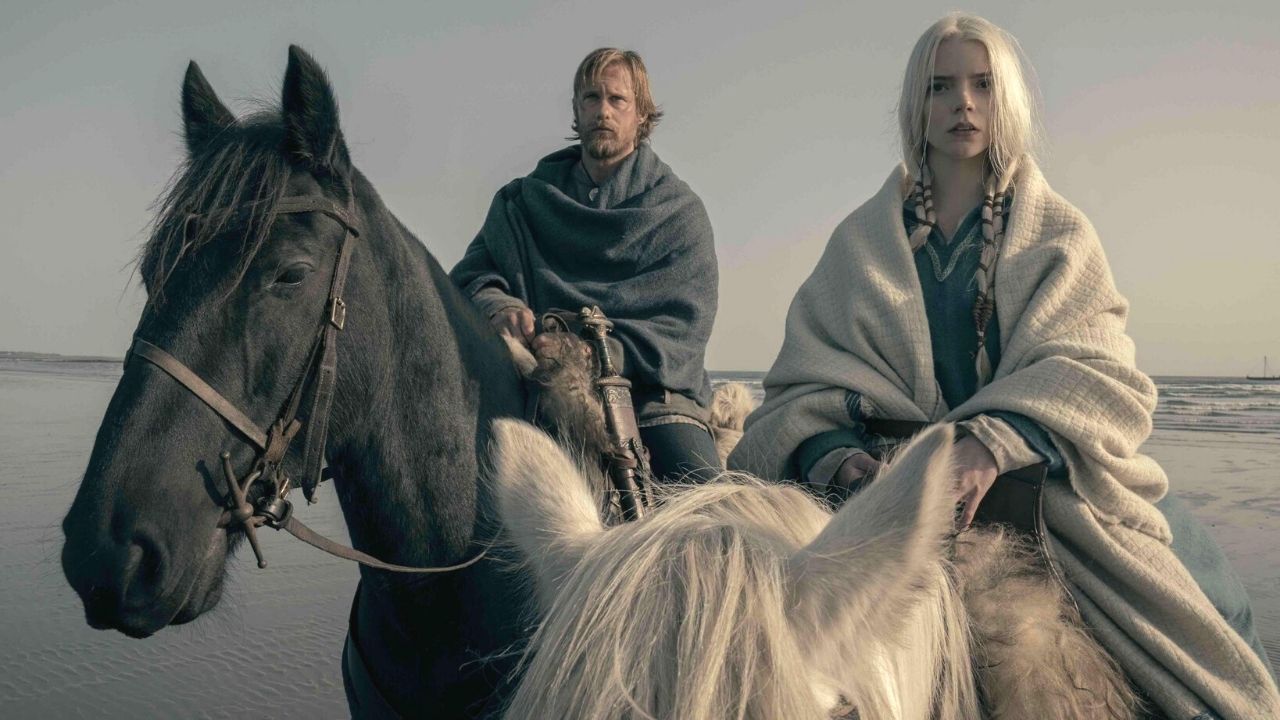 Alexander Skarsgård i Anya Taylor-Joy w filmie Wiking