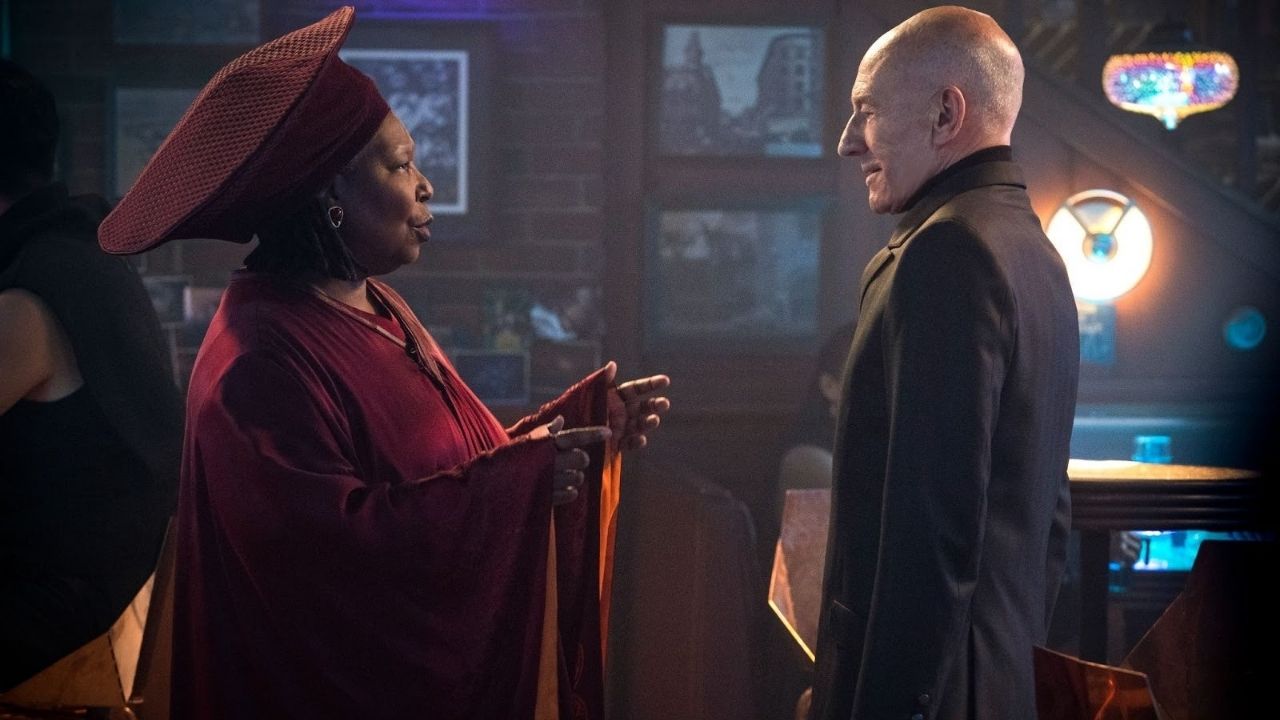 Whoopi Goldberg i Patrick Stewart w serialu Star Trek: Picard