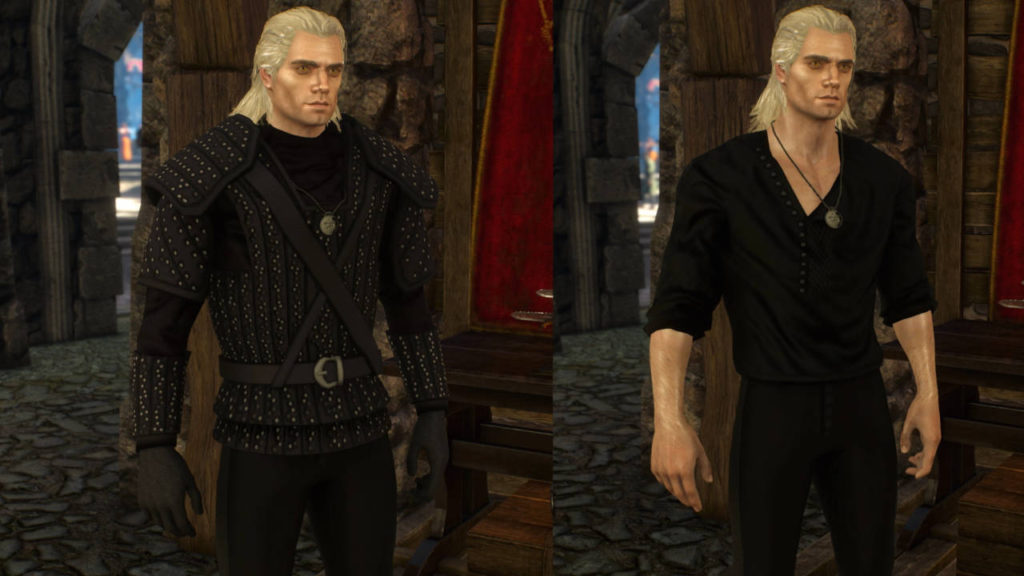 Wiedźmin 3 Dziki Gon - mod Henry Cavill Netflix Clothes - Armor
