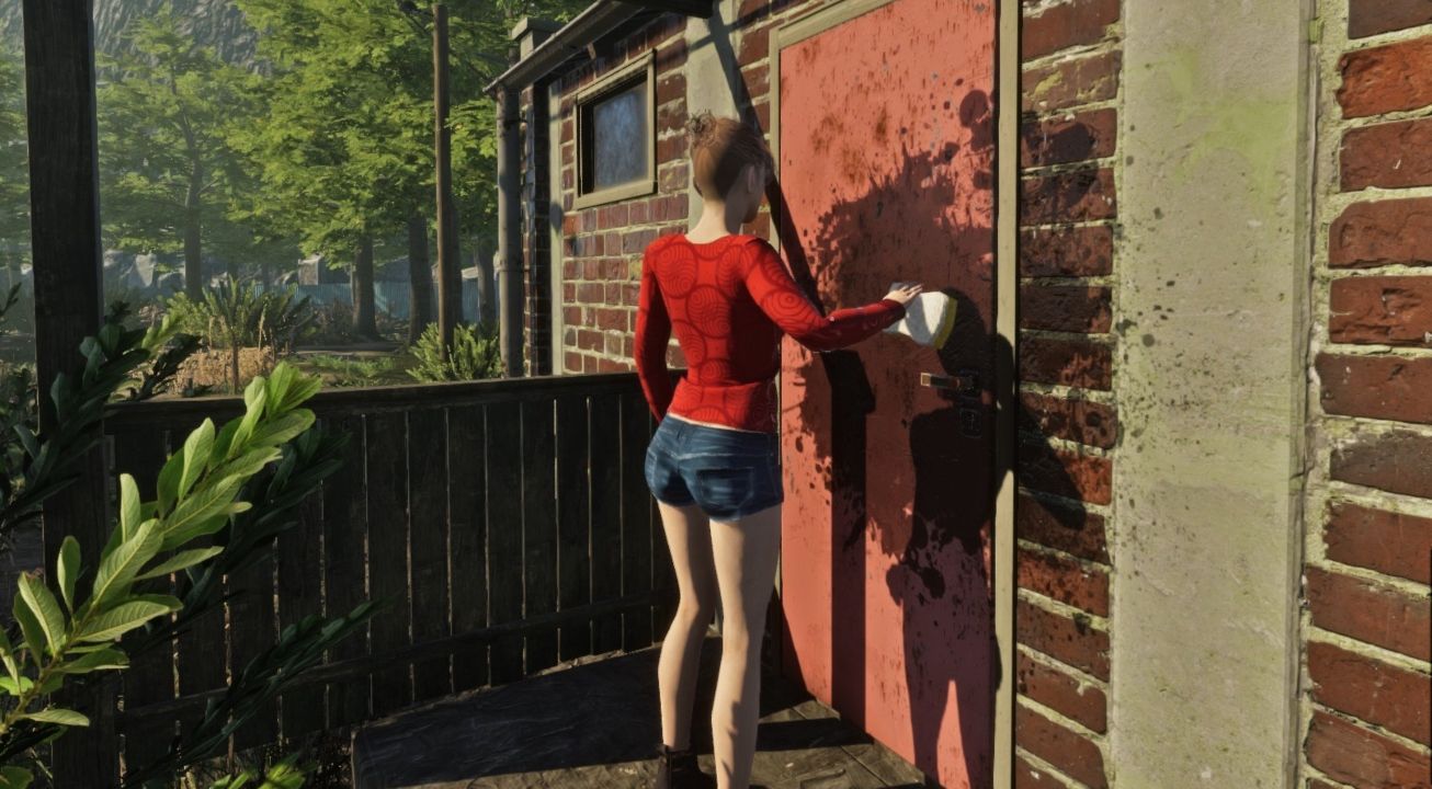 Booze Master kobieta myje drzwi (1)