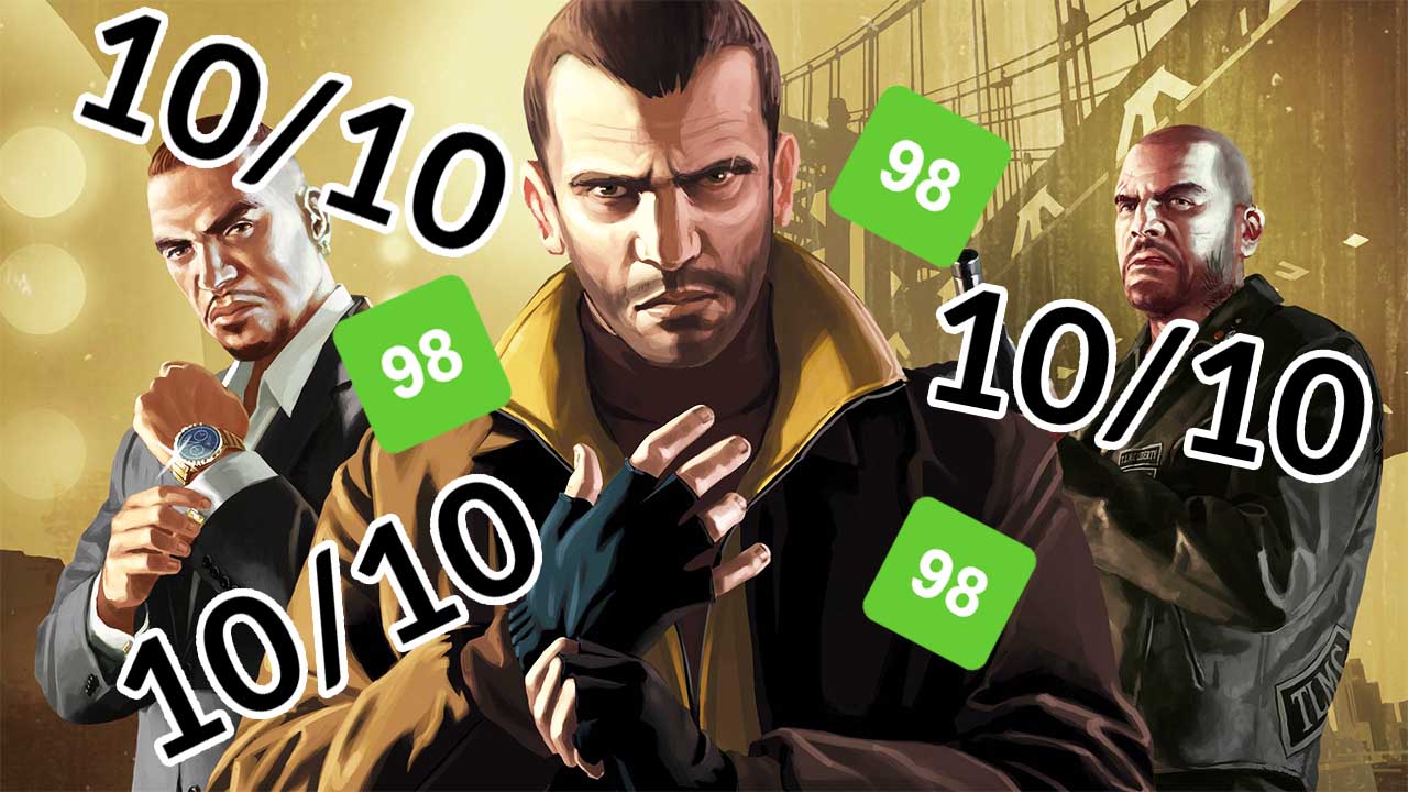 GTA IV - grafika z ocenami