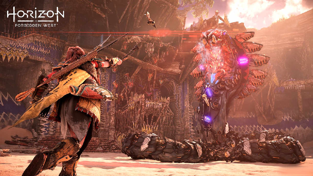 Horizon Forbidden West - Aloy walczy z wężem