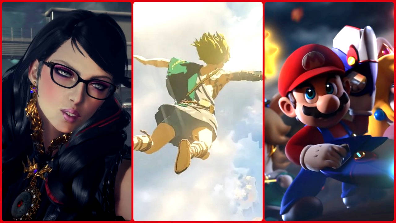 Nintendo Switch - gry premierowe 2022 - Bayonetta 3, sequel Zelda Breath of the Wild, Mario + Rabbids sparks of hope