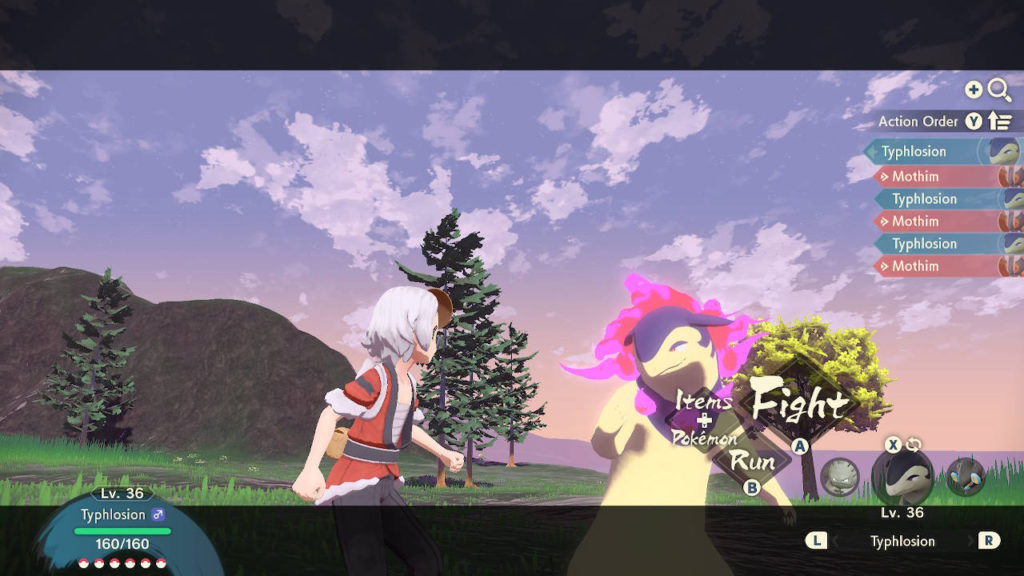 Pokemon Legends Arceus - Typhlosion w walce