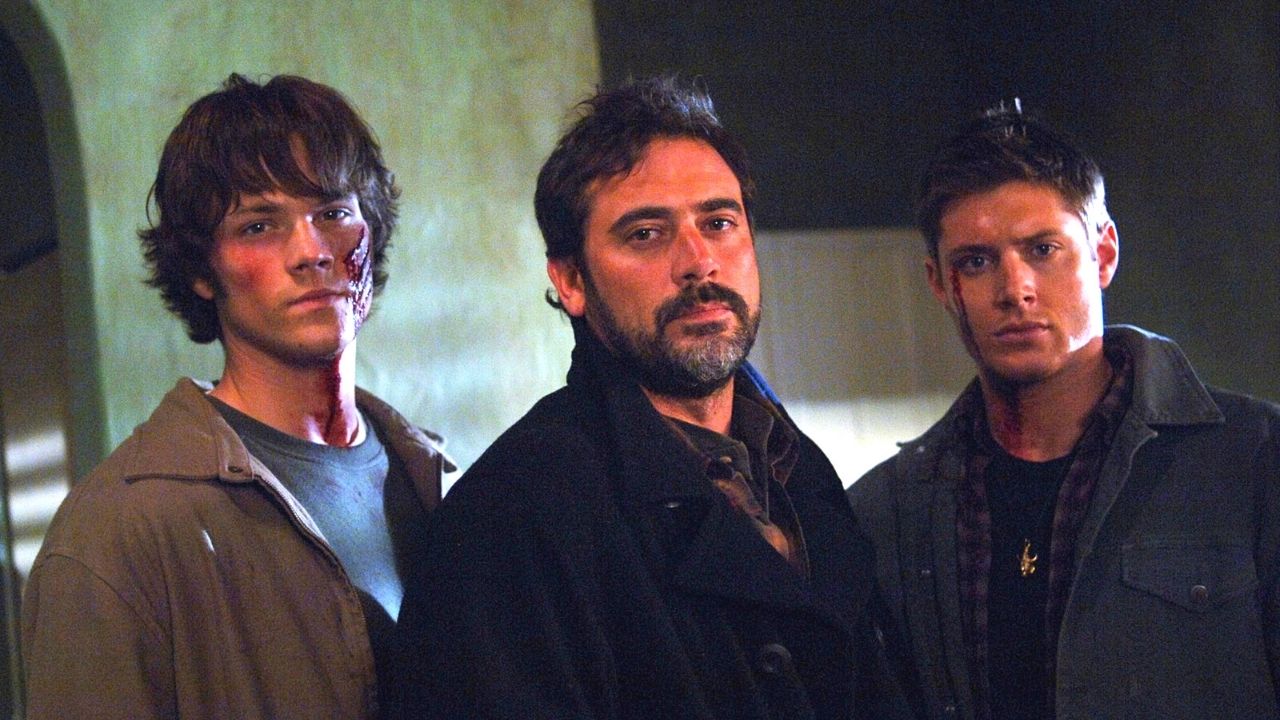 Jared Padalecki, Jeffrey Dean Morgan i Jensen Ackles w serialu Supernatural