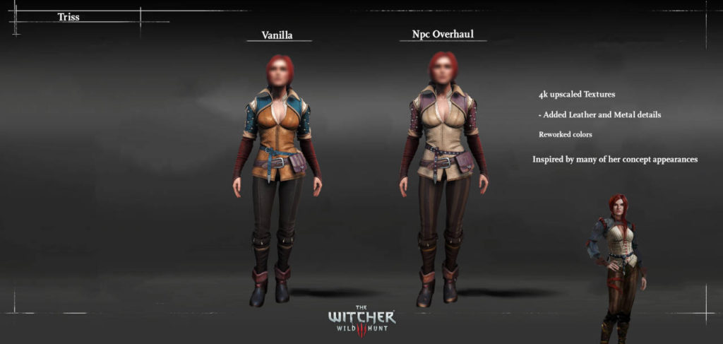 mod NPC Overhaul (Characters Redone) - Triss