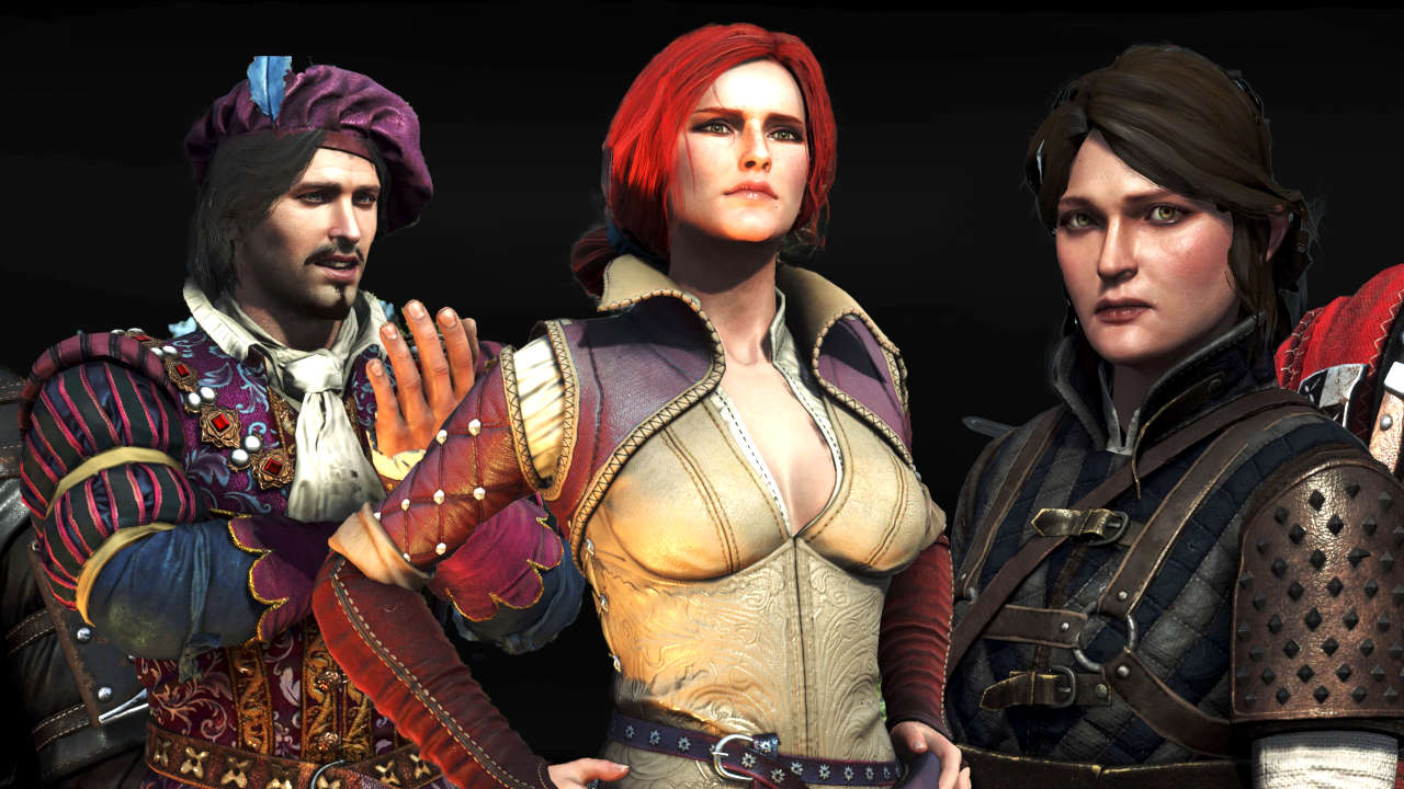 Wiedźmin 3 Dziki Gon - mod NPC Overhaul (Characters Redone) - NPC z gry