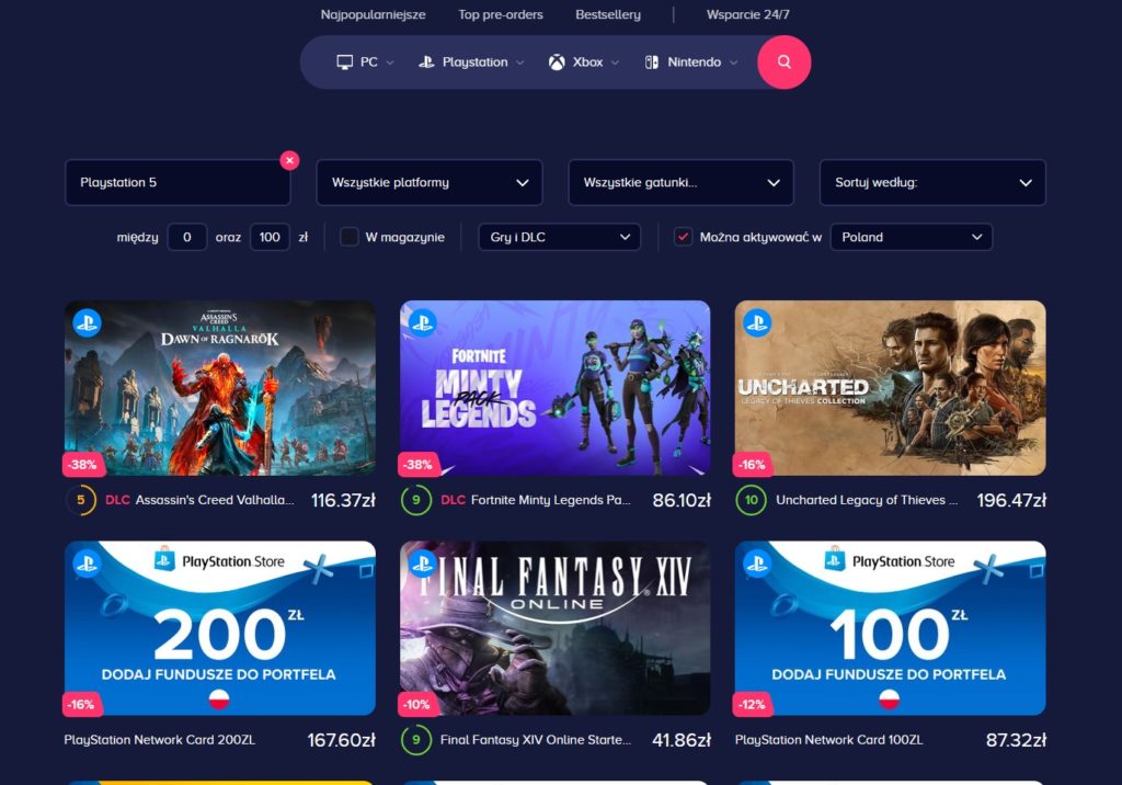 Instant Gaming instrukcja