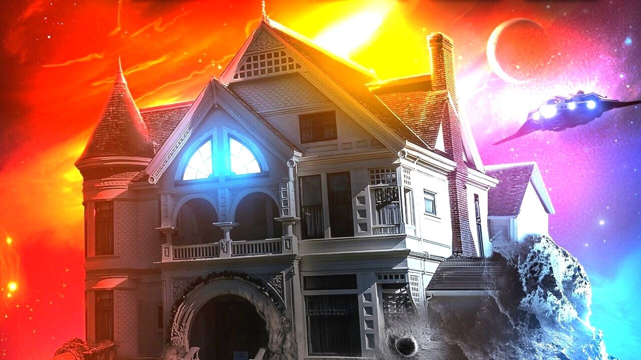 fragment plakatu Amityville in Space