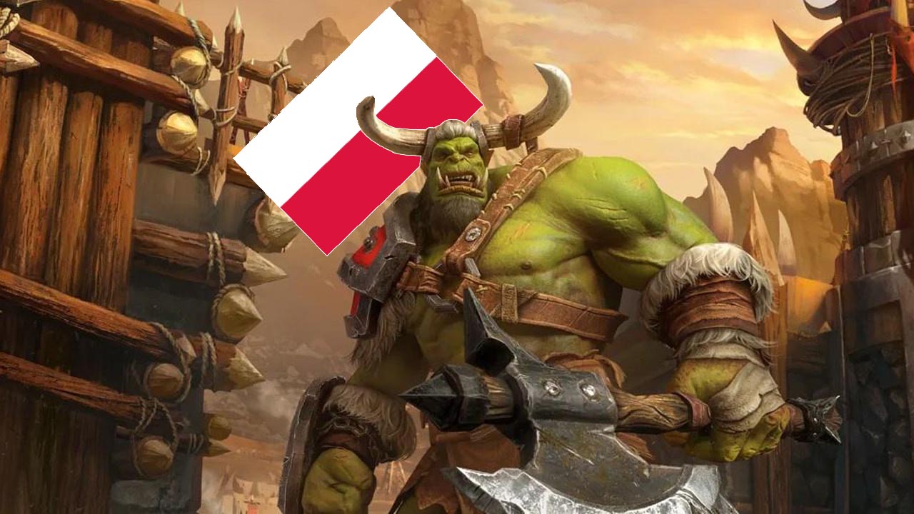 Wacraft - grafika z flagą Polski