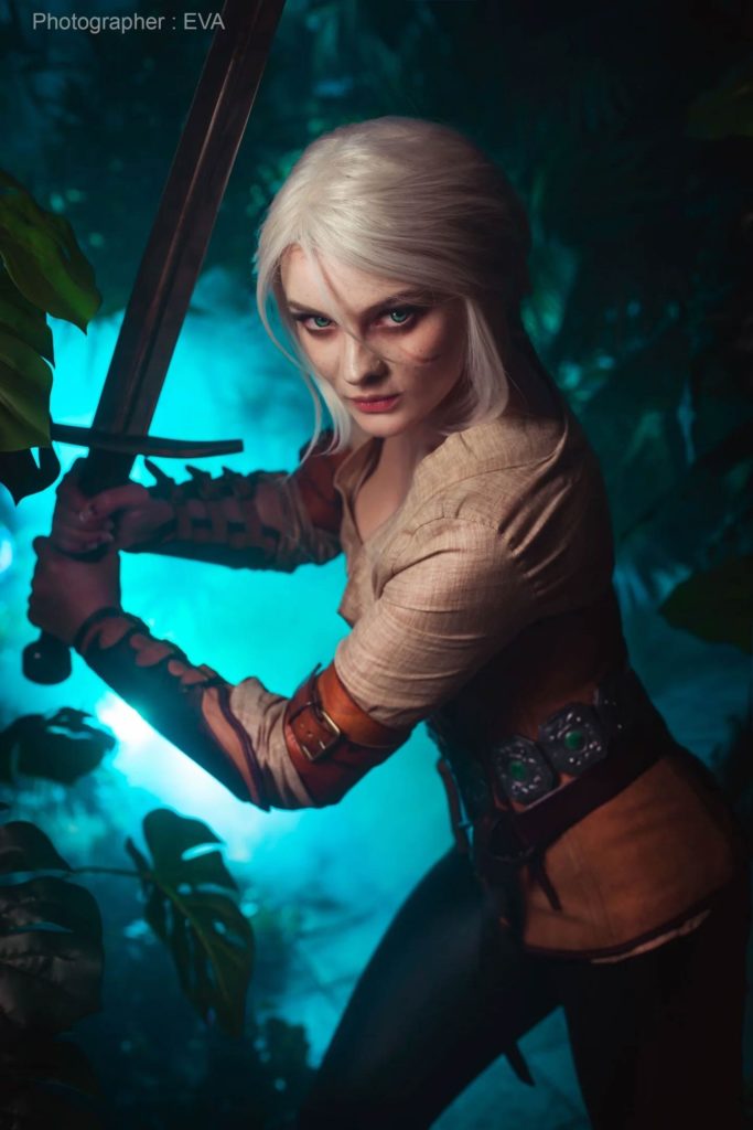 Wiedźmin 3 cosplay z Ciri