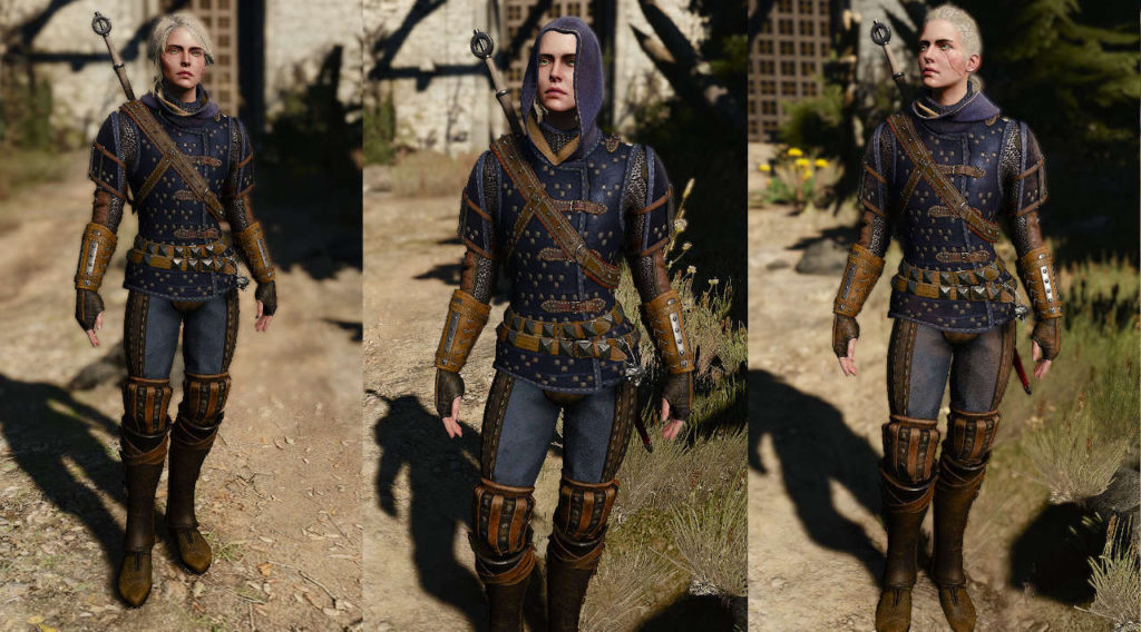 Wiedźmin 3 Dziki Gon - mod - Ciri of Cat School