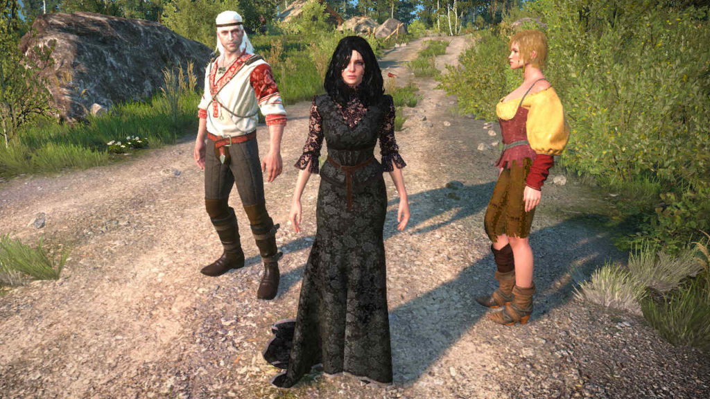 Wiedźmin 3 Dziki Gon - mod - Yennefer's lore friendly wardrobe