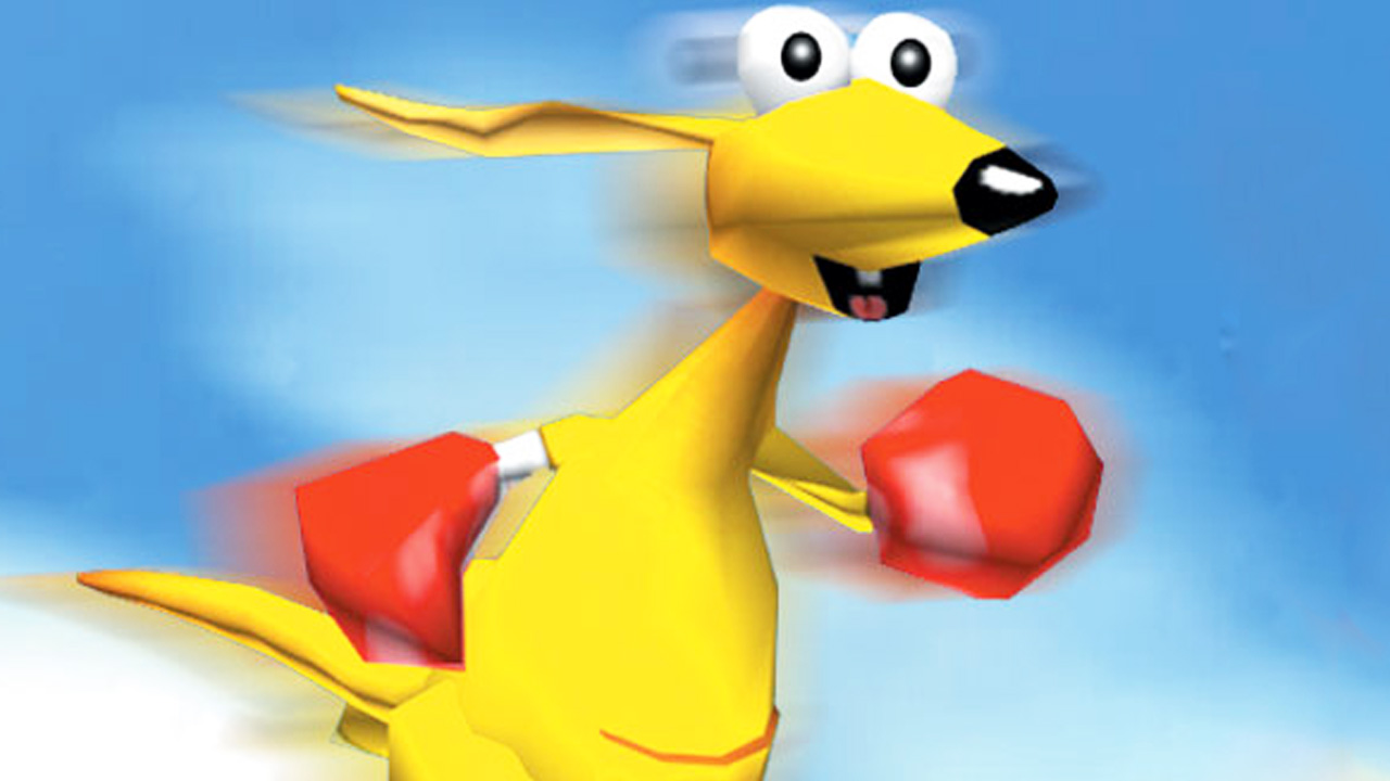 Kangurek Kao - grafika