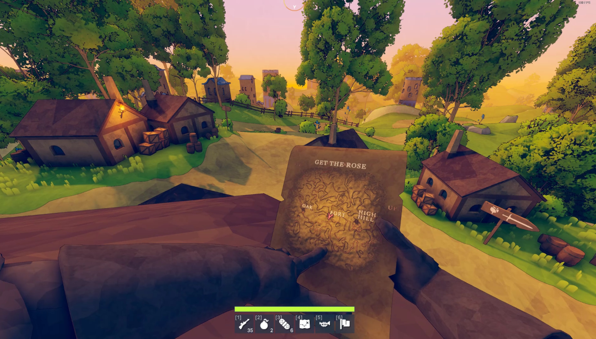 Knightfall mapka kraina drzewka