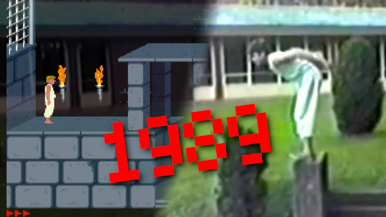 Prince of Persia - 1989 rok - retro - skok