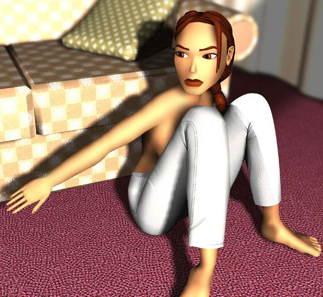 Tomb Raider cosplay render