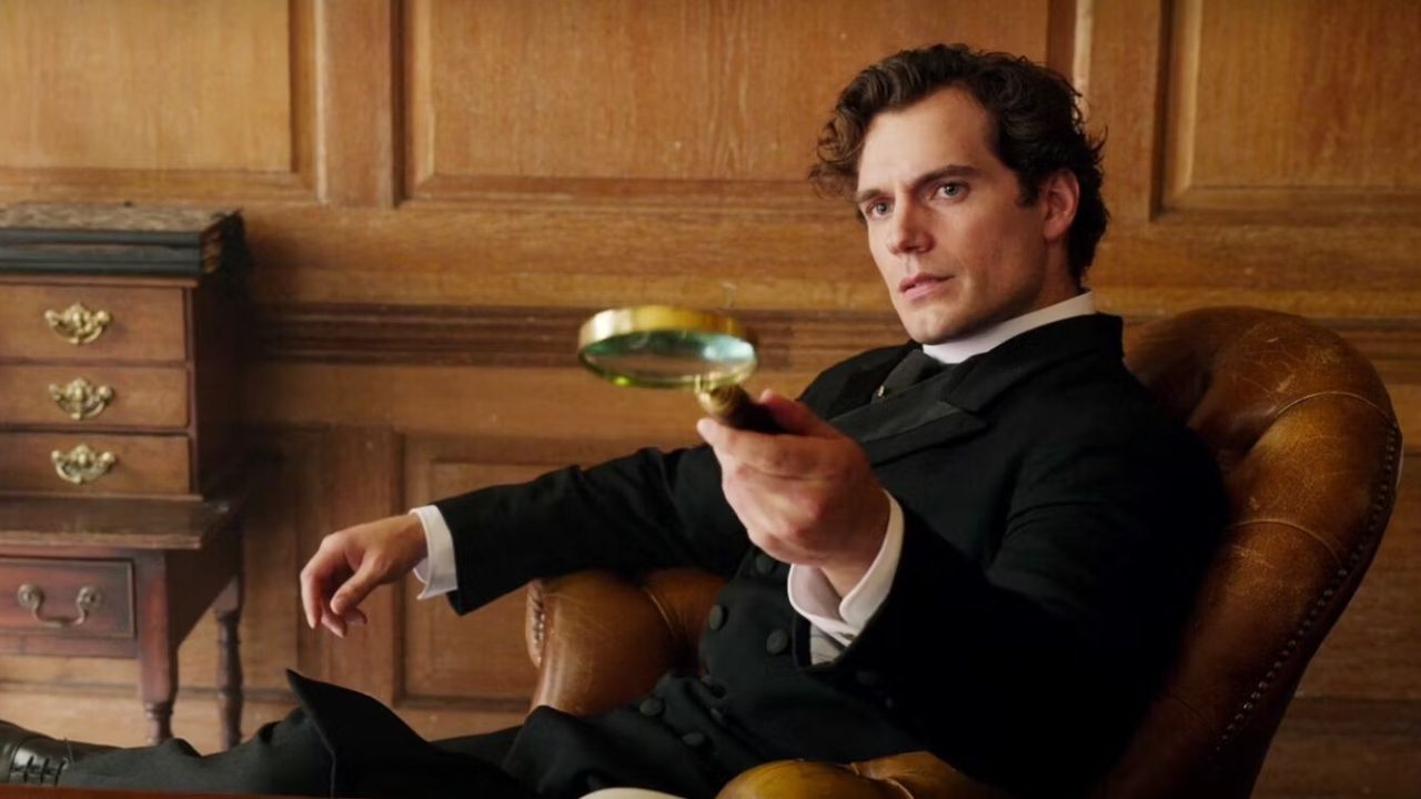 Enola Holmes 2 - oryginalny plakat z bohaterami filmu